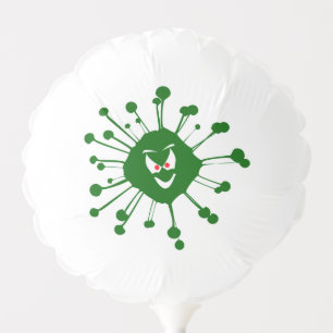 Evil Face Viral Infection Silhouette Balloon