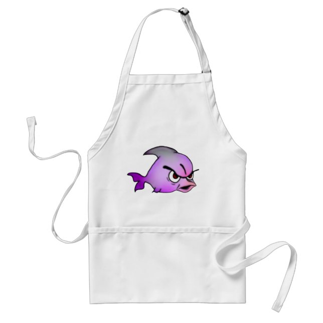 Evil Fish Adult Apron (Front)