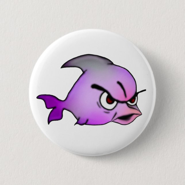Evil Fish Button (Front)