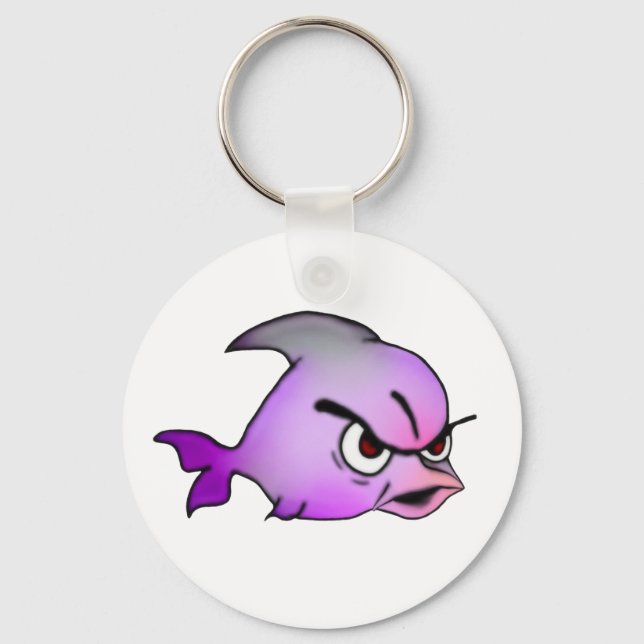 Evil Fish Keychain (Front)