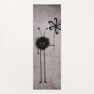 Evil Flower Bug - Vintage Cute Gothic Creature Yoga Mat