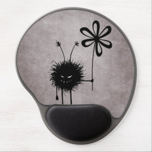 Evil Flower Bug Vintage Ergonomic Gel Mouse Pad