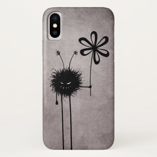 Evil Flower Bug Vintage Gothic iPhone XS Case