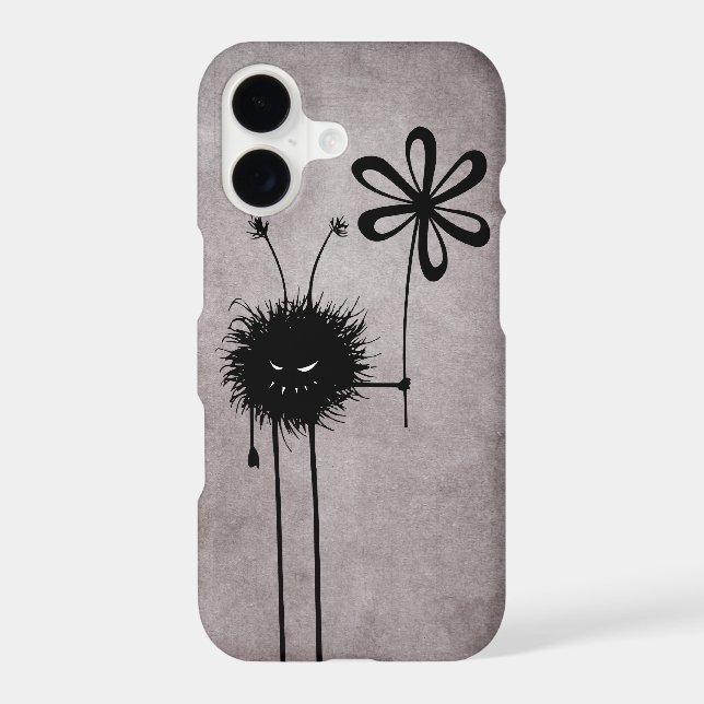 Evil Flower Bug Vintage Gothic Iphone Case (Back)