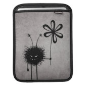 Evil Flower Bug Vintage iPad Sleeve (Front Device)