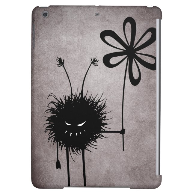 Evil Flower Bug Vintage Lightweight Cover For iPad Air (Back)
