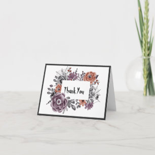 Evil Flowers All Seeing HalloWedding Thank You Card