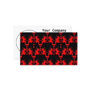 Evil Genie Interlocking Pattern Business Card
