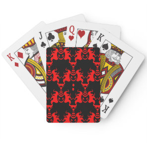 Evil Genie Interlocking Pattern Poker Cards