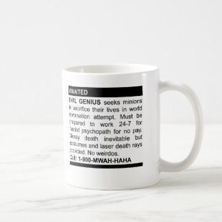 Evil Genius Ad Coffee Mug