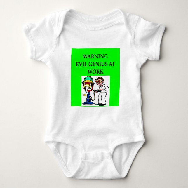 EVIL genius Baby Bodysuit (Front)