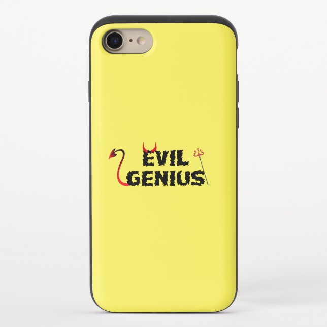 Evil Genius iPhone Case (Back)