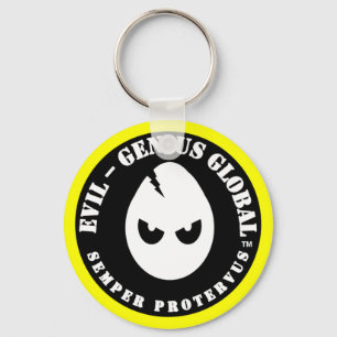 Evil-Genius Keychain