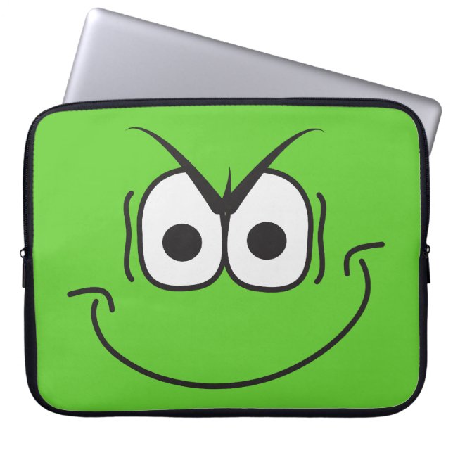Evil Genius Villain Face Laptop Sleeve (Front)