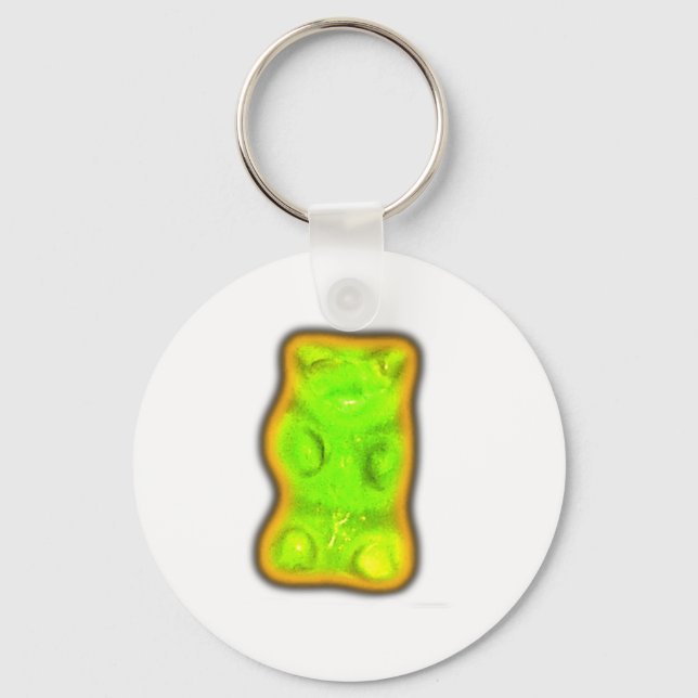 Evil gummy bear keychain (Front)