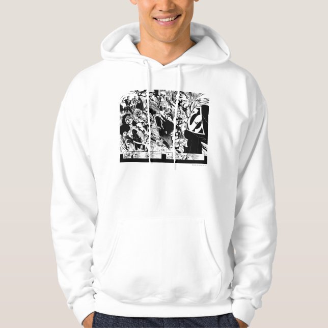 Evil Heros Panel Hoodie (Front)