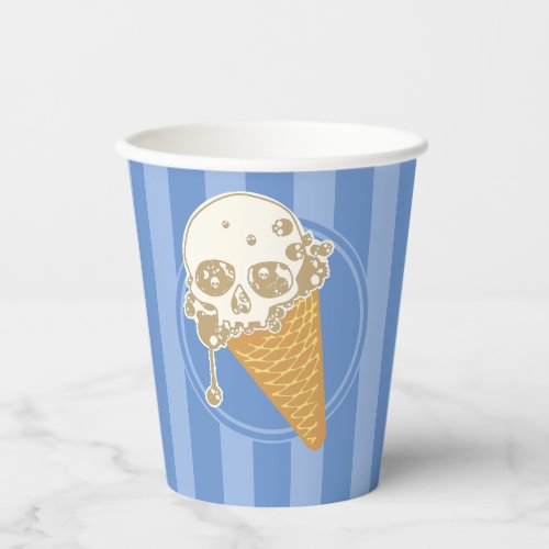 Evil Ice Cream Cone Paper Cups
