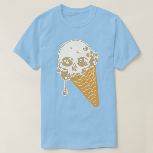 Evil Ice Cream Cone T-Shirt (Design Front)