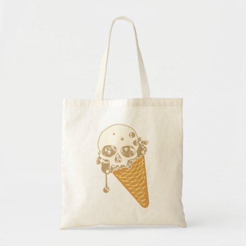 Evil Ice Cream Cone Tote Bag