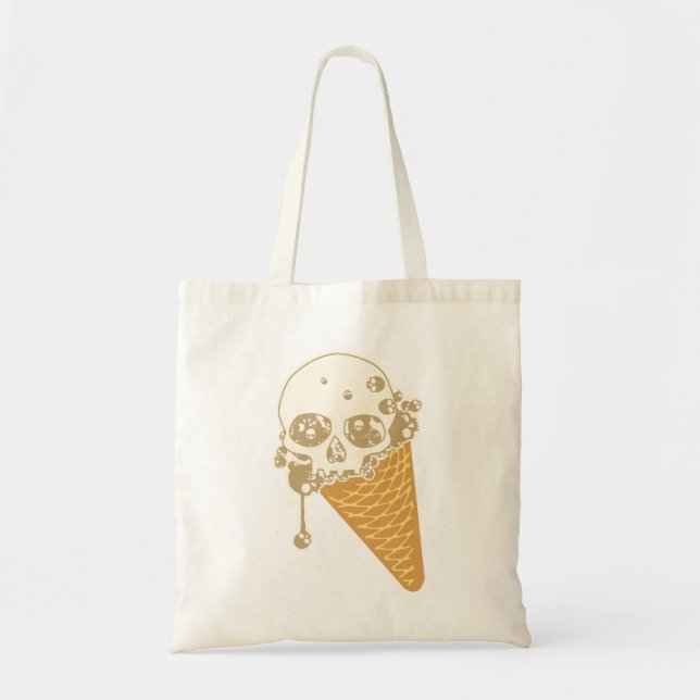 Evil Ice Cream Cone Tote Bag (Front)