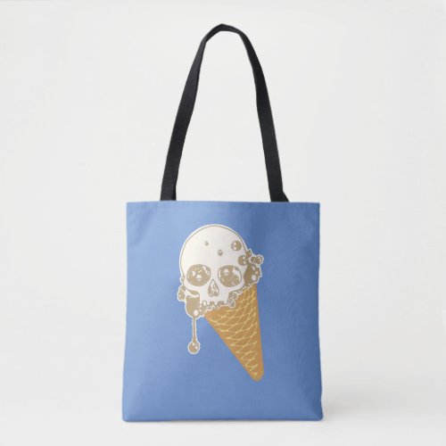 Evil Ice Cream Cone Tote Bag