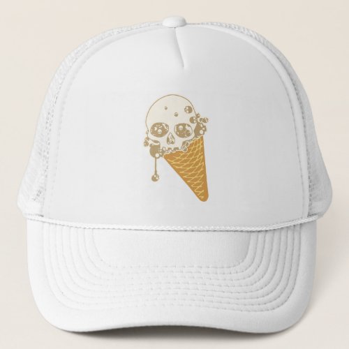 Evil Ice Cream Cone Trucker Hat