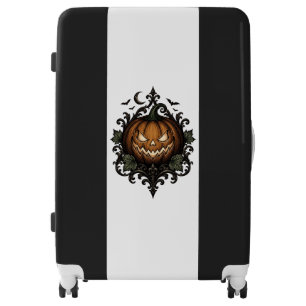 Evil Jack O Lantern Gothic Halloween Pumpkin Luggage