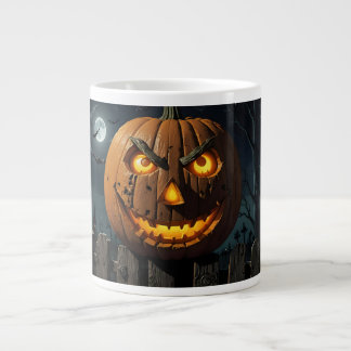 Evil Jack O'Lantern Giant Coffee Mug