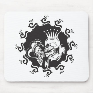 Evil King Skull Mouse Pad