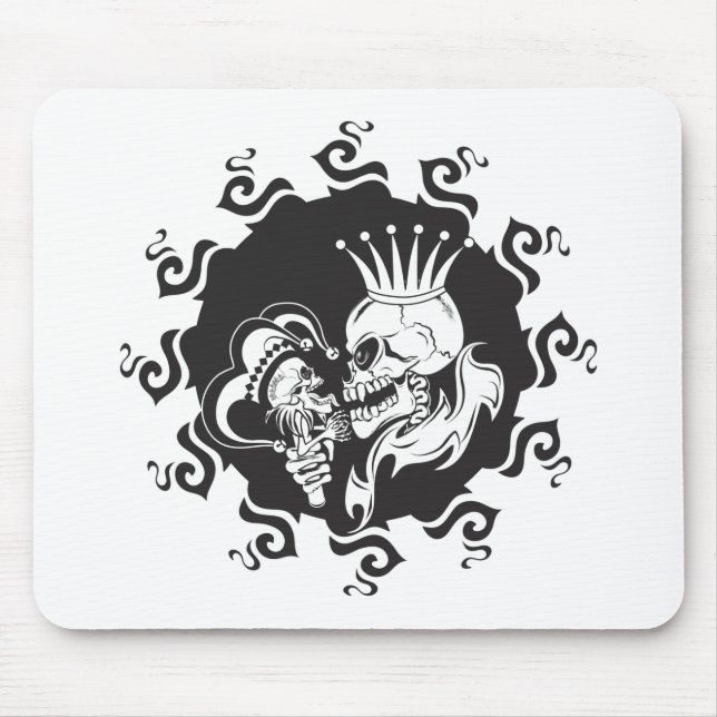 Evil King Skull Mouse Pad (Front)