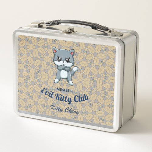 Evil Kitty Club Member Chevy Metal Lunch Box