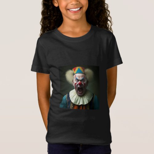 Evil laughing clown T_Shirt