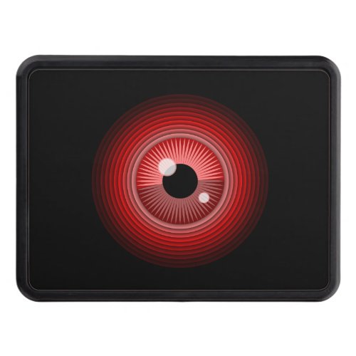 Evil magic red eye of the devil trailer hitch cover