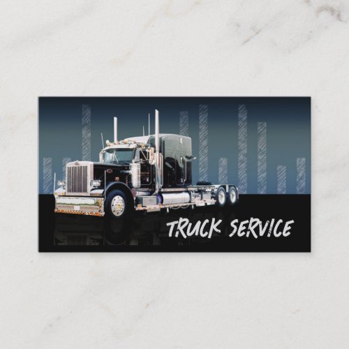 Evil Modern Truck Card Business Card Template