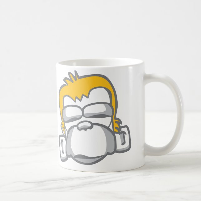 Evil Monkey Icon Coffee Mug (Right)