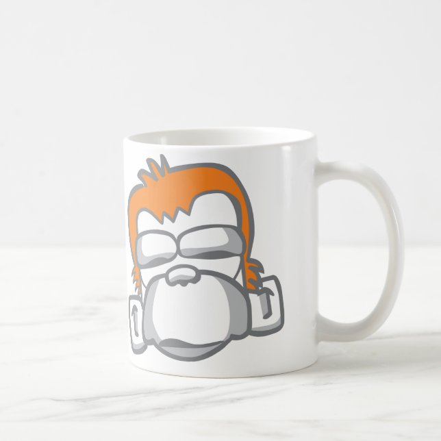 Evil Monkey Icon Coffee Mug (Right)