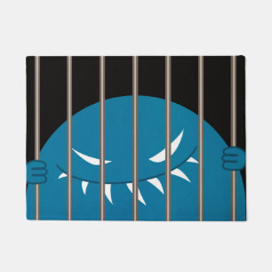 Evil Monster Character Kingpin Jailed Gothic Doormat