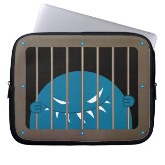 Evil Monster Character Kingpin Jailed Gothic Laptop Sleeve