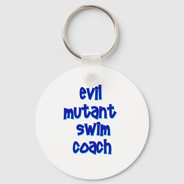 Evil Mutant Swim Coach Keychain (Front)