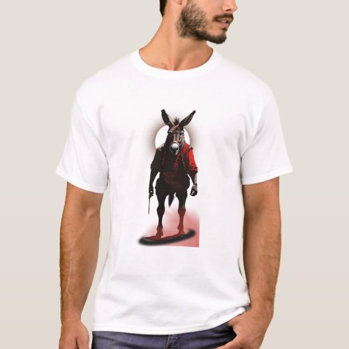 Evil Ninja Donkey T_Shirt
