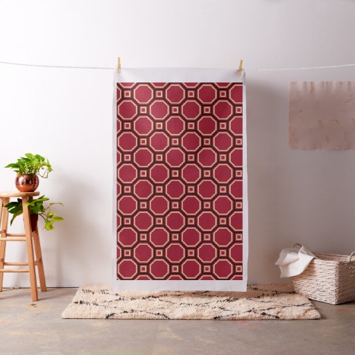 Evil Octagon Pattern Fabric