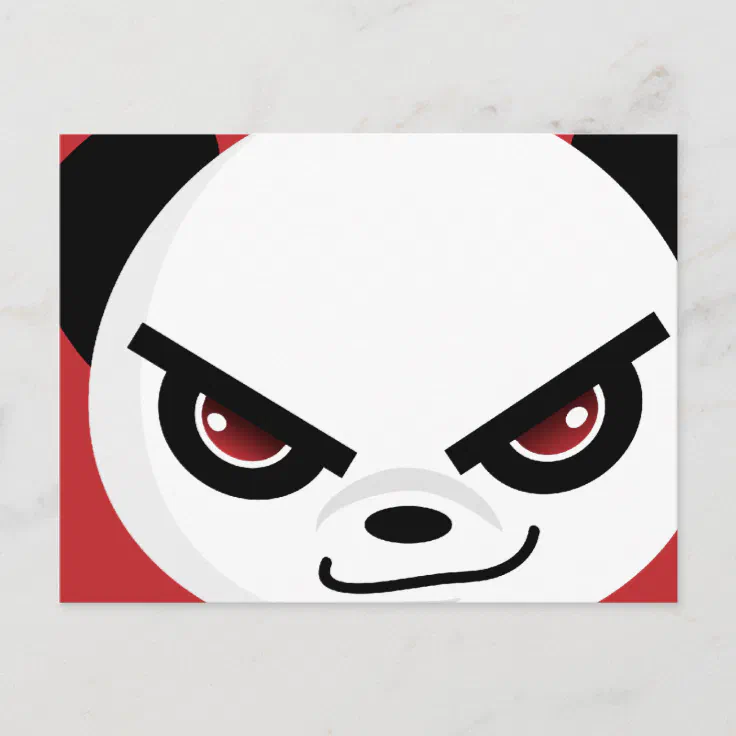 evil panda cartoon