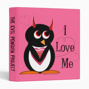 Evil Penguin™ Back to School Binders! 1" Size Binder