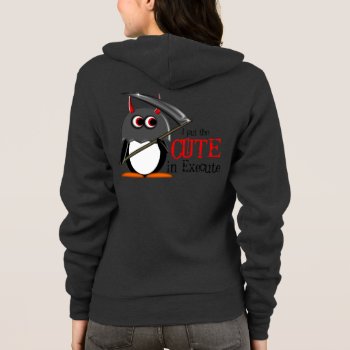 Evil Penguin Cute In Execute Hoodie by audrart at Zazzle