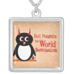 Evil Penguin™ Necklaces at Zazzle
