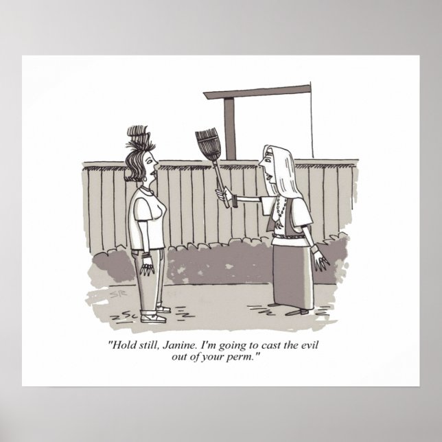 Evil Perm matte poster (Front)