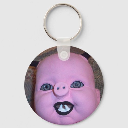 Evil Pig Keychain