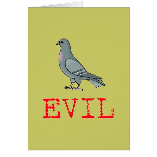 Evil Pigeon Cards (Front)