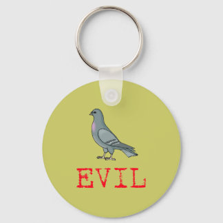 Evil Pigeon Keychain