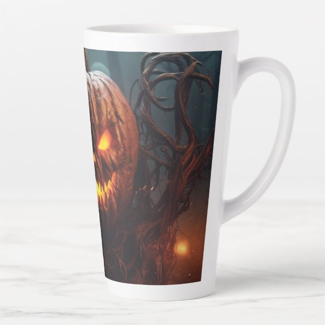 Evil Pumpkin Latte Mug (Right)